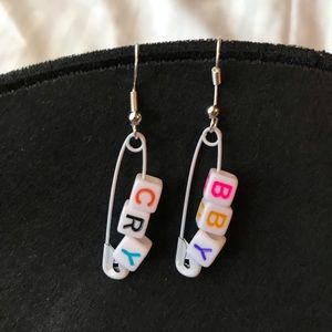 ‘CRY BBY’ Earrings